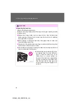 Предварительный просмотр 62 страницы Toyota Venza 2014 Owner'S Manual