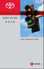 Toyota YARIS SEDAN 2019 Quick Reference Manual preview