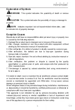 Preview for 3 page of Toyotomi CTG-228BRM User Manual