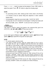 Preview for 15 page of Toyotomi CTG-228BRM User Manual