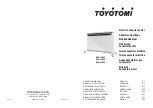 Toyotomi EPA-100EF Operating Manual preview