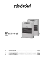 Toyotomi FF-55 Installation And Operation Instructions Manual preview