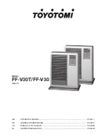 Toyotomi FF-V30 Operating Manual предпросмотр