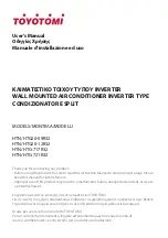 Preview for 1 page of Toyotomi HTN/HTG-717R32 User Manual