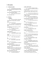 Preview for 4 page of Toyotomi Kuro MTG A228DV Service Manual