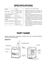 Preview for 2 page of Toyotomi Laser Clean LC-32F Instruction Manual