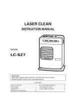 Toyotomi Laser Clean LC-S27 Instruction Manual предпросмотр