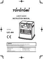 Toyotomi LC-44 Instruction Manual preview