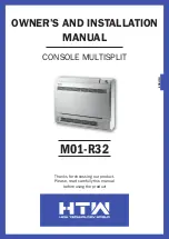 Preview for 1 page of Toyotomi M01-R32 Owners And Installation Manual