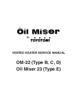 Toyotomi Oil Miser 23 Service Manual preview