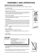 Preview for 8 page of Toyotomi Radiant 101 Type A User Manual