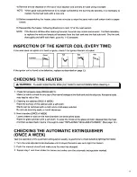 Preview for 13 page of Toyotomi Radiant 101 Type A User Manual