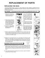 Preview for 14 page of Toyotomi Radiant 101 Type A User Manual