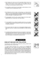 Предварительный просмотр 4 страницы Toyotomi Radiant 101 User Manual