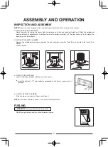 Предварительный просмотр 5 страницы Toyotomi RCA-37 Operation And Maintenance Instructions