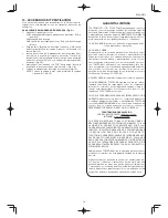 Preview for 36 page of Toyotomi TAD-120E Operating Manual