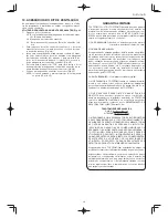 Preview for 54 page of Toyotomi TAD-120E Operating Manual