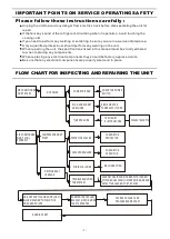 Preview for 2 page of Toyotomi TAD-T40LW Service Manual