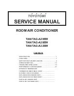 Preview for 1 page of Toyotomi TAG-A20EW Service Manual