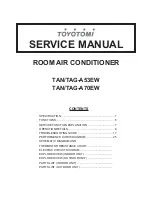 Preview for 1 page of Toyotomi TAG-A53EW Service Manual