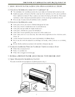 Preview for 5 page of Toyotomi TGS-112CFTA-E Installation And Operation Manual