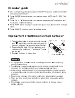 Preview for 21 page of Toyotomi TKG-628R32 User Manual