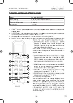 Preview for 52 page of Toyotomi TKN/TKG-A528DV User Manual