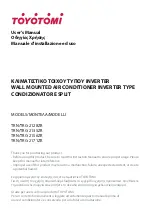 Preview for 1 page of Toyotomi TRG-2128ZR User Manual