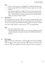 Preview for 20 page of Toyotomi TRG-2128ZR User Manual