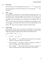 Preview for 22 page of Toyotomi TRG-2128ZR User Manual