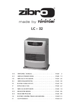 Preview for 1 page of Toyotomi Zibro LC-32 Operating Manual