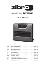 Toyotomi Zibro LC-SL530 Operating Manual предпросмотр