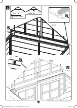 Preview for 13 page of TP active fun Deluxe Meadow Cottage Wooden Playhouse with Kitchen Instructions For Assembly, Maintenance And Safe Use