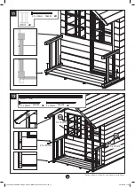 Preview for 17 page of TP active fun Deluxe Meadow Cottage Wooden Playhouse with Kitchen Instructions For Assembly, Maintenance And Safe Use