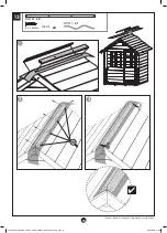 Preview for 18 page of TP active fun Deluxe Meadow Cottage Wooden Playhouse with Kitchen Instructions For Assembly, Maintenance And Safe Use