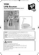 TP active fun Little Bouncer TP951 Instructions For Assembly Maintenance And Use preview