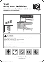 Preview for 1 page of TP active fun Muddy Maker Mud Kitchen Instructions For Assembly, Maintenance And Safe Use