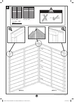 Предварительный просмотр 12 страницы TP active fun Sunnyside Wooden Tower Playhouse TP307 Instructions For Assembly, Maintenance And Safe Use