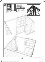 Предварительный просмотр 14 страницы TP active fun Sunnyside Wooden Tower Playhouse TP307 Instructions For Assembly, Maintenance And Safe Use