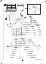 Предварительный просмотр 16 страницы TP active fun Sunnyside Wooden Tower Playhouse TP307 Instructions For Assembly, Maintenance And Safe Use