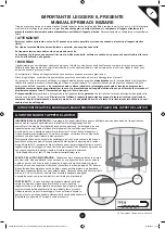 Preview for 9 page of TP active fun Trampeazee TP265 Instructions For Assembly Maintenance And Use