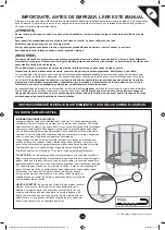 Preview for 13 page of TP active fun Trampeazee TP265 Instructions For Assembly Maintenance And Use