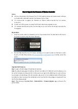 Preview for 1 page of TP-Link AC50 V1 How To Upgrade Firmware