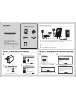 Preview for 1 page of TP-Link AC750W Quick Installation Manual
