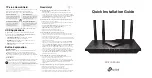 Preview for 2 page of TP-Link Archer AX55 Pro Quick Installation Manual