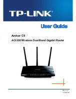 Предварительный просмотр 1 страницы TP-Link Archer C5 User Manual