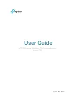 TP-Link Archer T2E User Manual preview