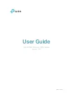 Preview for 1 page of TP-Link Archer T2U User Manual