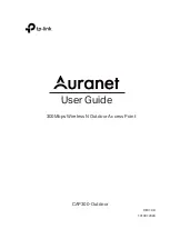 TP-Link AURANET CAP300-Outdoor User Manual preview