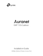 TP-Link AURANET EAP110-Outdoor Installation Manual preview